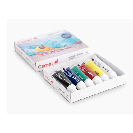 Camel Water Colour Tubes 6 Shades